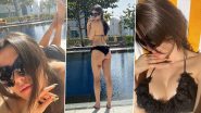 Giorgia Andriani Bikini Pics: जॉर्जिया एंड्रियानी ने ब्लैक बिकिनी में बरपाया कहर, अपने किलर लुक से उड़ाए फैन्स को होश
